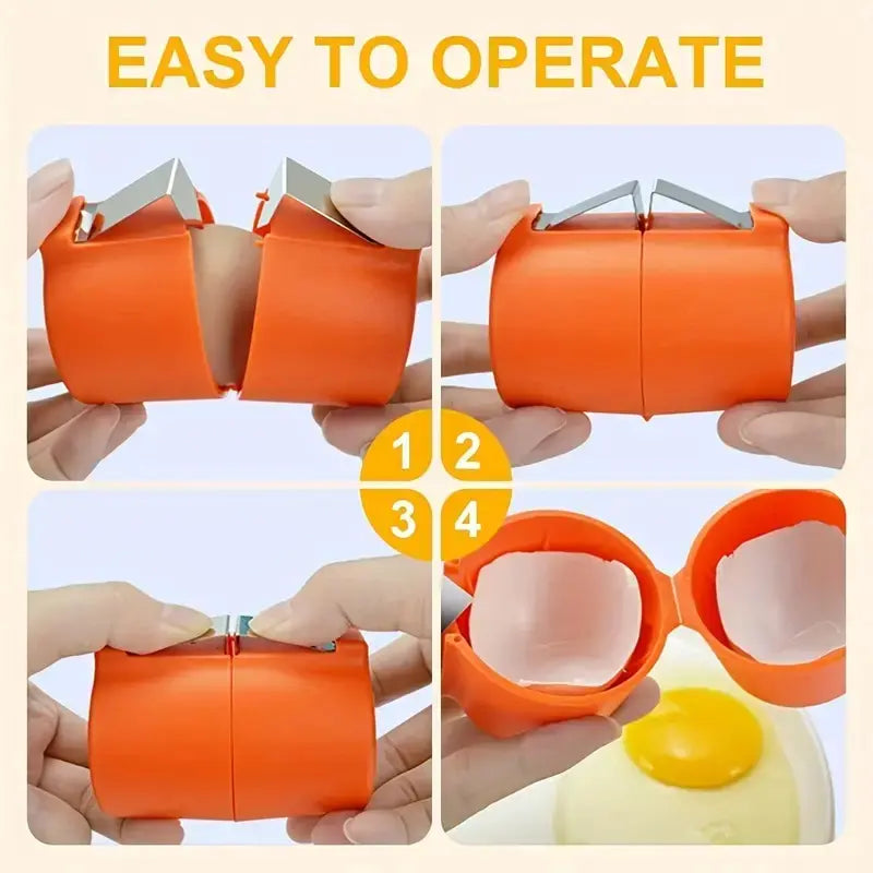 Effortless Eggshell Cutter – Perfect for Breakfast and Baking!